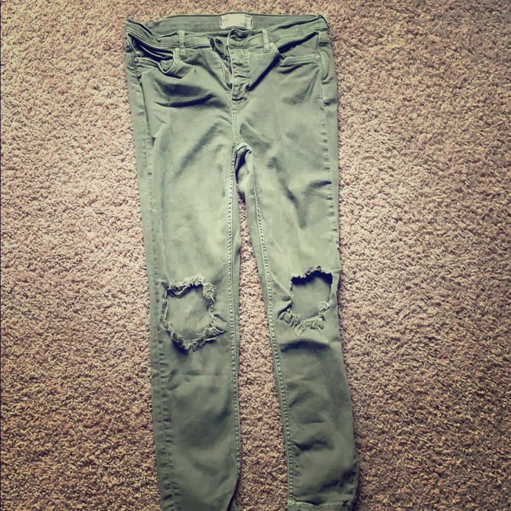 Colored Jeans (green)
